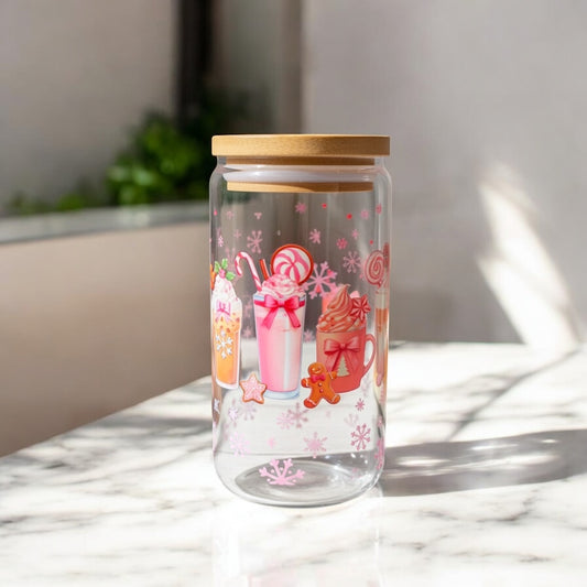 Holiday Treats Cup | 16oz Glass